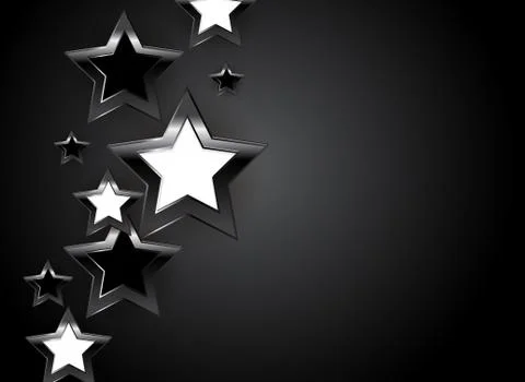 Abstract Glossy Star Background. Vector Illustration Illustrazione stock