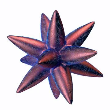 Abstract glossy star Stock Illustration