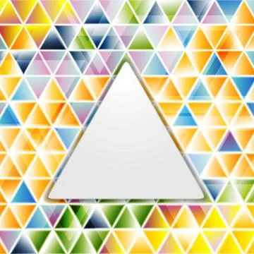 Abstract glossy triangles vector pattern Abstract glossy triangles bright ... Stock Photos