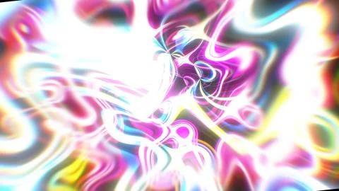 Abstract glow energy background with visual illusion and wave effects, 3d render Stock Illustration