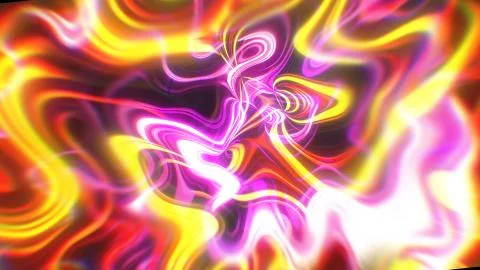 Abstract glow energy background with visual illusion and wave effects, 3d render Stock Illustration