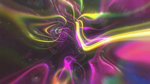 Abstract glow energy background with visual illusion and wave effects, 3d render Stock Illustration