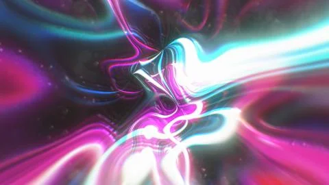 Abstract glow energy background with visual illusion and wave effects, 3d render Stock Illustration