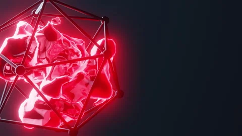 Abstract Glow Lava Stock Footage 283011259