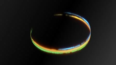 Abstract Glow Line Stock Illustration