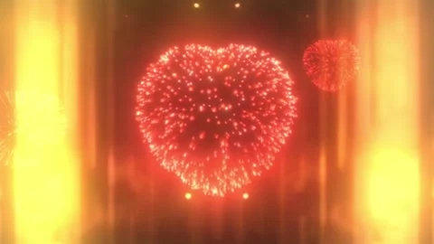 Abstract Glow Particle Collage Loop for Visual Creators Stock Footage 305284972