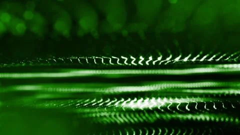 Abstract glow particles in air as science fiction microcosm or macro world or 스톡 일러스트