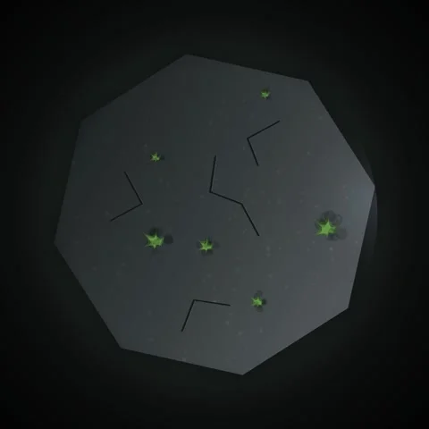 Abstract glow particles pattern on dark surface ? technological sci-fi back.. Stock Footage 345690564
