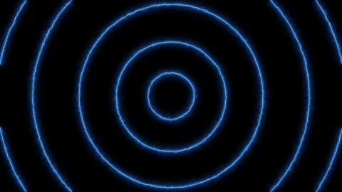 Abstract glow ring. Digital background Stock Illustration