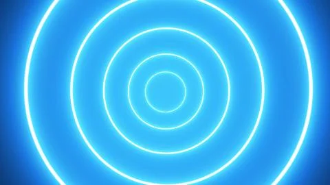 Abstract glow ring. Digital background Illustrazione stock