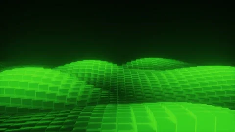 Abstract glow waves Stock-Footage 111535328
