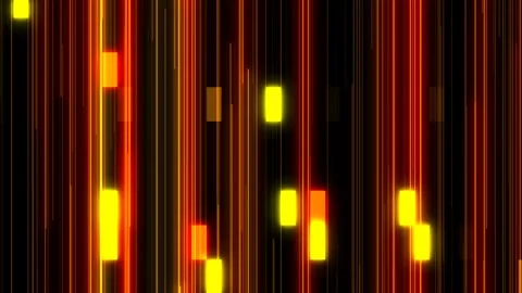 Abstract glow yellow lines technology background Stock Footage 280333625