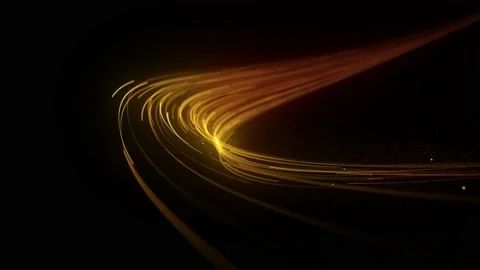 Abstract Glowing 3d Light Strokes Background Stock Footage 172240208