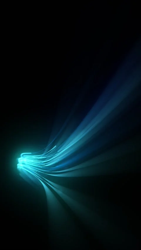 Abstract Glowing 3d Light Strokes Background Stock Footage 199637387