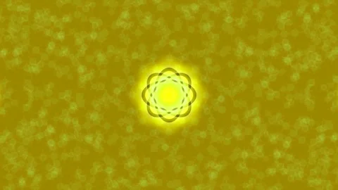 Abstract glowing atom nucleus with orbiting electrons, science and technolo.. Stock Footage 331356623