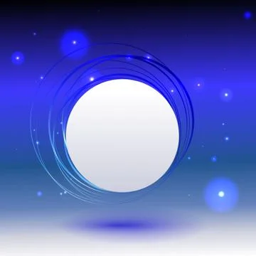 Abstract glowing background, creative covert for web and print fluid futurist Stock Illustration