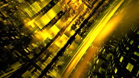 Abstract glowing background digital technology. Hi tech digital interior data Stock Illustration