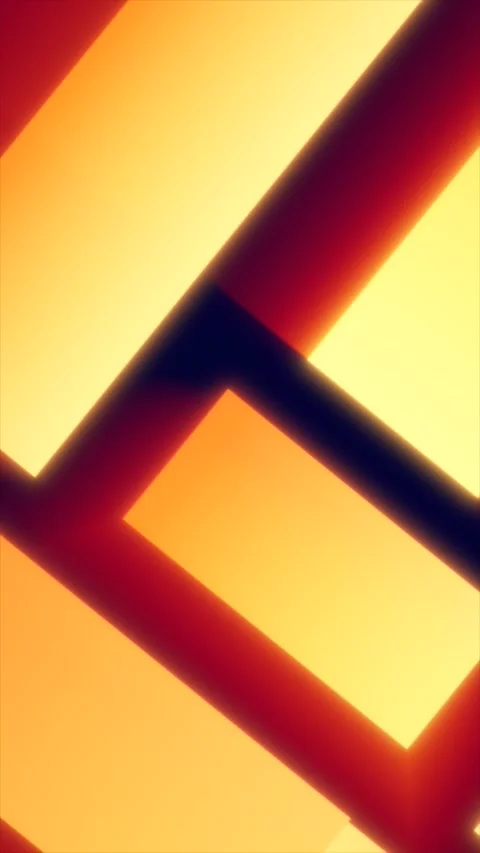 Abstract glowing background of golden rectangular shapes arranged in a dyna.. Stock Footage 318681628