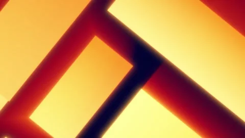 Abstract glowing background of golden rectangular shapes 스톡 동영상 321208552