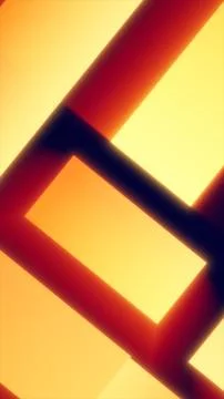 Abstract glowing background of golden rectangular shapes arranged in a dyna.. 스톡 일러스트