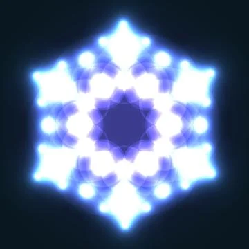 Abstract glowing background with light spots Stock Illustration