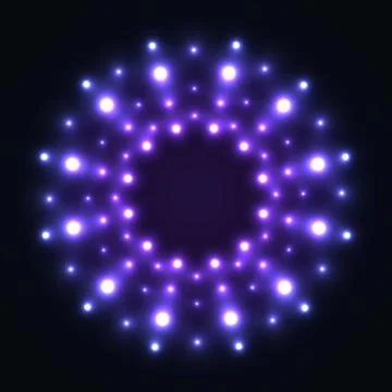 Abstract glowing background with light spots Stock Illustration