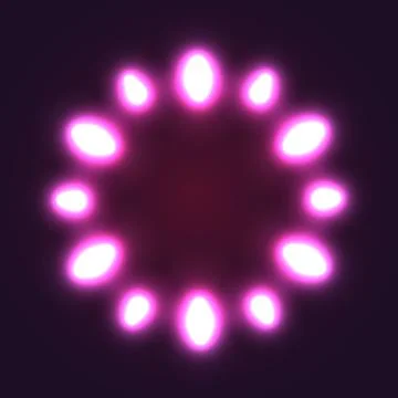 Abstract glowing background with light spots Stock Illustration