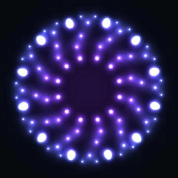 Abstract glowing background with light spots Stock Illustration