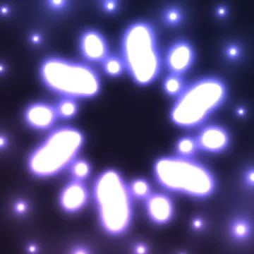 Abstract glowing background with light spots Stock Illustration