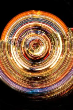 Abstract glowing background resembling motion blurred neon light Stock Illustration