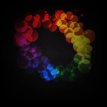 Abstract glowing background - vector illustration Stock Illustration