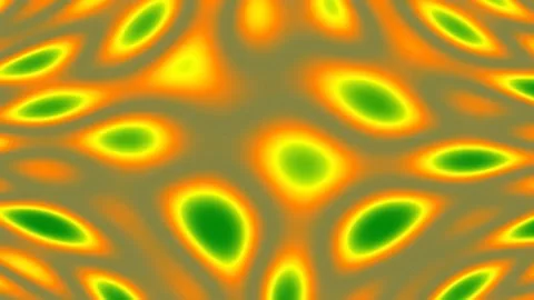 Abstract glowing bioluminescent pattern: flowing energy lines in emerald an.. Stock Footage 341059603