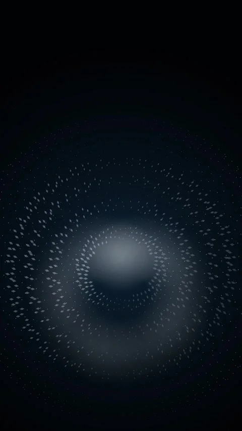 Abstract glowing blue circle loading animation background loop Stock Footage 345493619