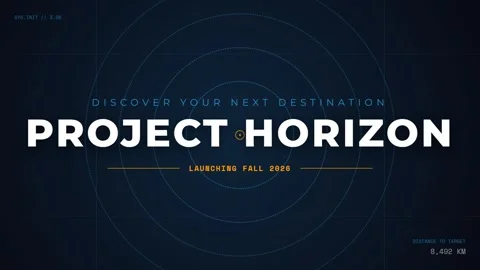Abstract Glowing Blue Circle Overlay Animation for Futuristic Tech Screen B.. Stock Footage 337576960