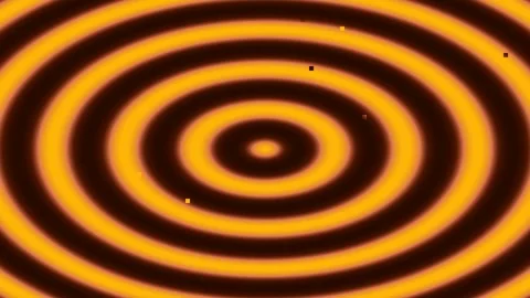 Abstract glowing blue circular waves pattern background for energy flow tec.. Stock Footage 337707786