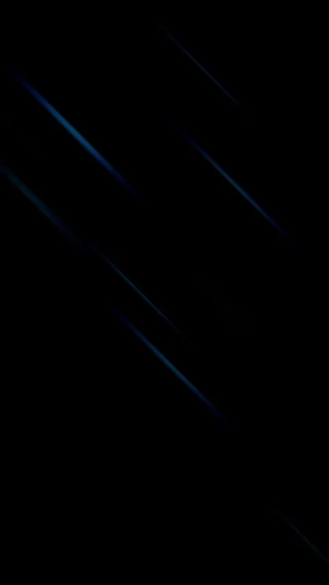 Abstract glowing blue diagonal lines animation on black background Stock Footage 344968441