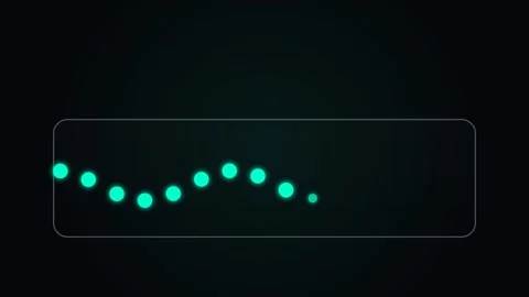 Abstract glowing blue dots symbolizing data transfer and futuristic digital.. Stock Footage 337655228