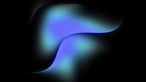 Abstract Glowing Blue Gradient Background with Smooth Fluid Shapes Stockbeeldmateriaal 340359915