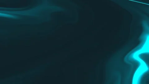 Abstract Glowing Blue Green Liquid Light Flow Background Loop. Stock Footage 340076477