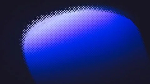 Abstract glowing blue halftone pattern background. Digital dot matrix textu.. 库存插图