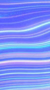 Abstract glowing blue light waves forming smooth horizontal lines with futuri 스톡 일러스트