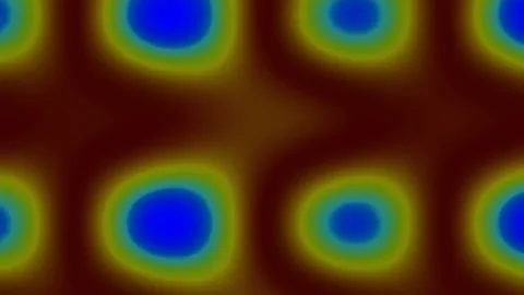 Abstract glowing blue liquid background with smooth fluid motion wave gradien Stock Footage 342204083
