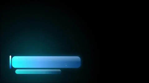 Abstract glowing blue Lower third with a gradient effect a.. Stock Footage 346083734