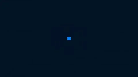 Abstract glowing blue network connecting data points and digital lines anim.. Video stock 337165364