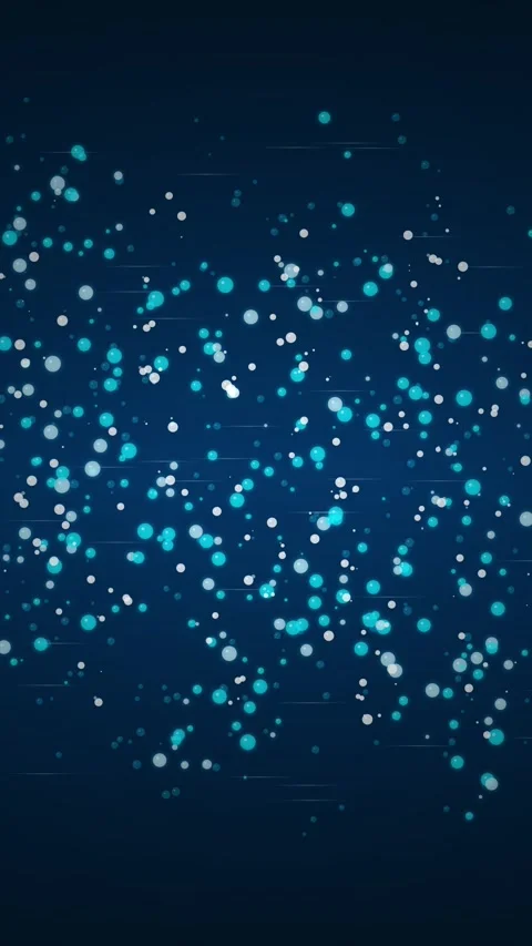 Abstract glowing blue particles background for technology data visualizatio.. Stock Footage 345487701