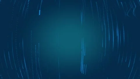 Abstract glowing blue particles wave motion background Vídeos de archivo 341279804