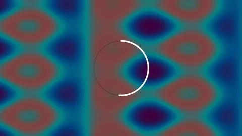 Abstract glowing blue purple tech ripple background seamless loop energy wave Stock Footage 342093100