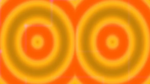 Abstract glowing blue rings background, digital tech wave energy pattern Stock Footage 336773028