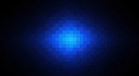 Abstract glowing blue square Stock Illustration