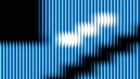 Abstract glowing blue vertical stripes with black background and light effe.. Stock Illustration